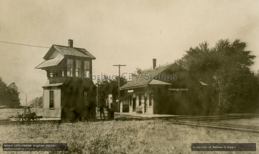 Postcard: Wilmington Junction station